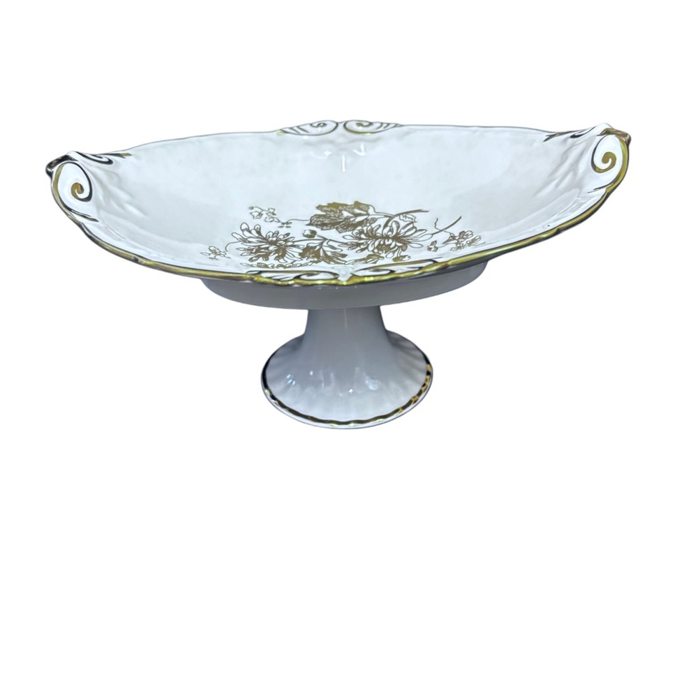 Vintage Hammersley & Co Bone China Pedestal Dish